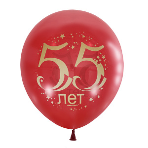 M12 Юбилей цифра 55 Декоратор 2 ст. 10шт 