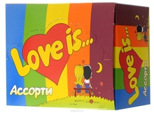 Жевательная резинка Love is ,микс 4.2 г.