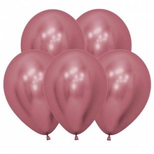М12 Рефлекс Розовый, (Зеркальные шары) / Reflex Pink 50 шт.