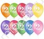 М12 Цифра 2 Пастель+Декоратор (шелк) 2 ст. рис  10шт 