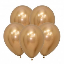М12 Рефлекс Золото, (Зеркальные шары) / Reflex Gold 50 шт.Колумбия