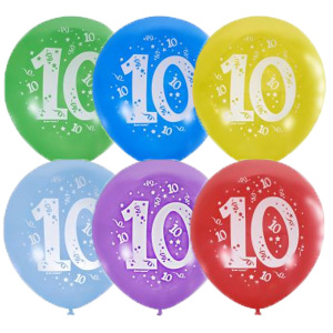 М12 Цифра 10 Пастель+Декоратор (шелк) 2 ст. рис  10шт 
