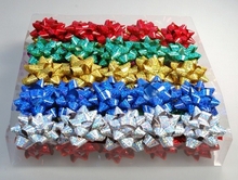 Бант "Звезда" №3 "Large"в ассортим.d=6 50шт/