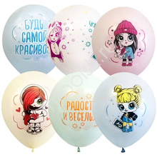М12 Baby Girls Macaroons ассорти рис.  25шт Паст ЛО