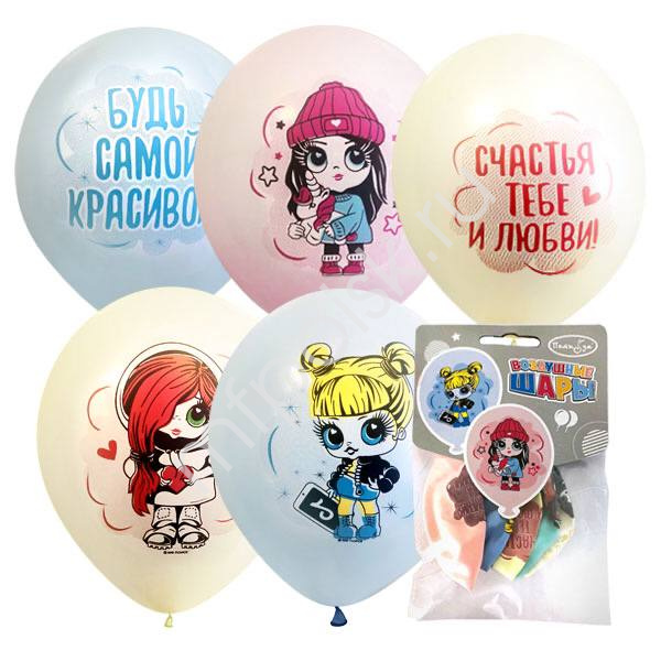 М12 Baby Girls Macaroons ассорти рис.  5 шт Паст ЛО